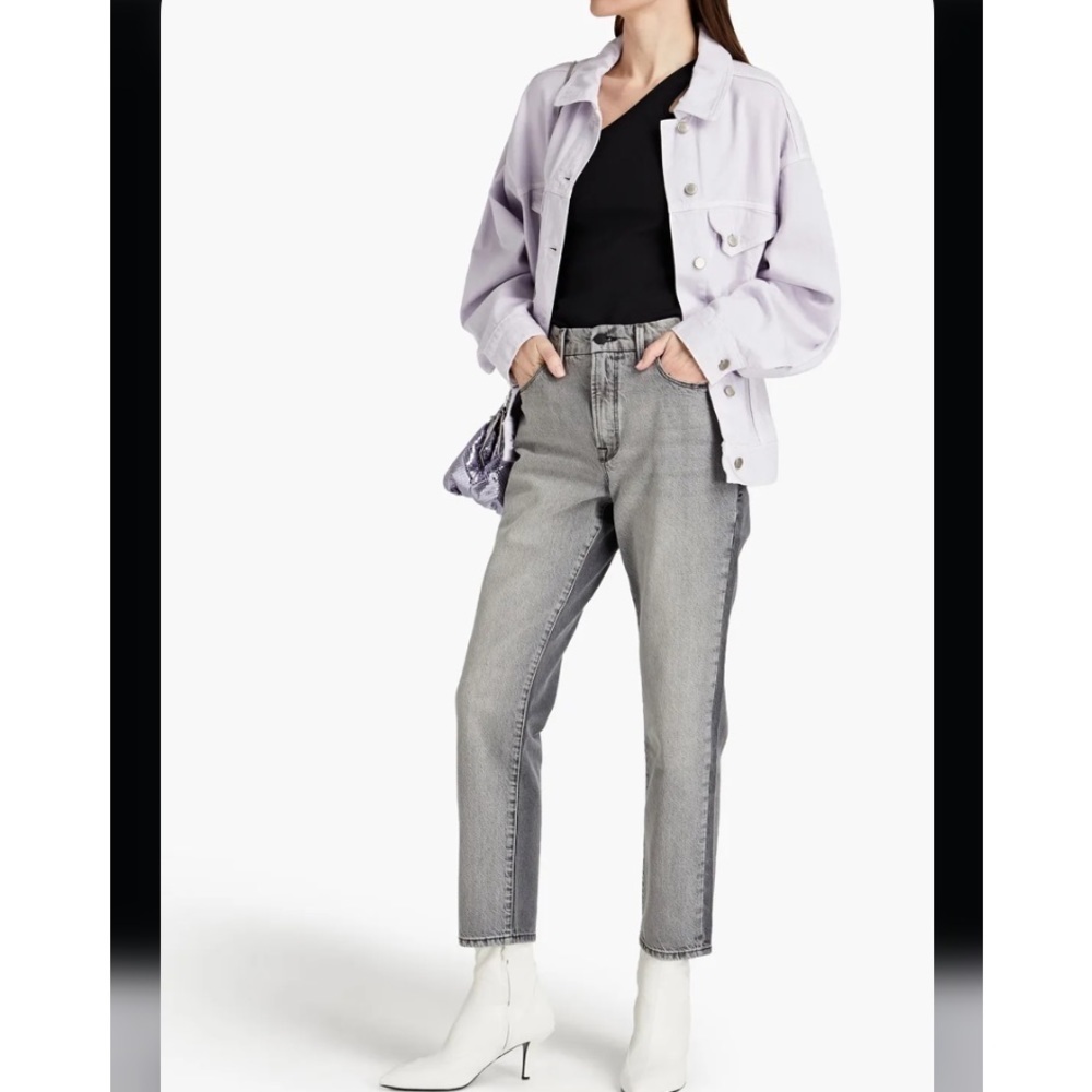 GOOD AMERICAN Good Vintage High-Rise Two-Tone Skinny Jeans G.